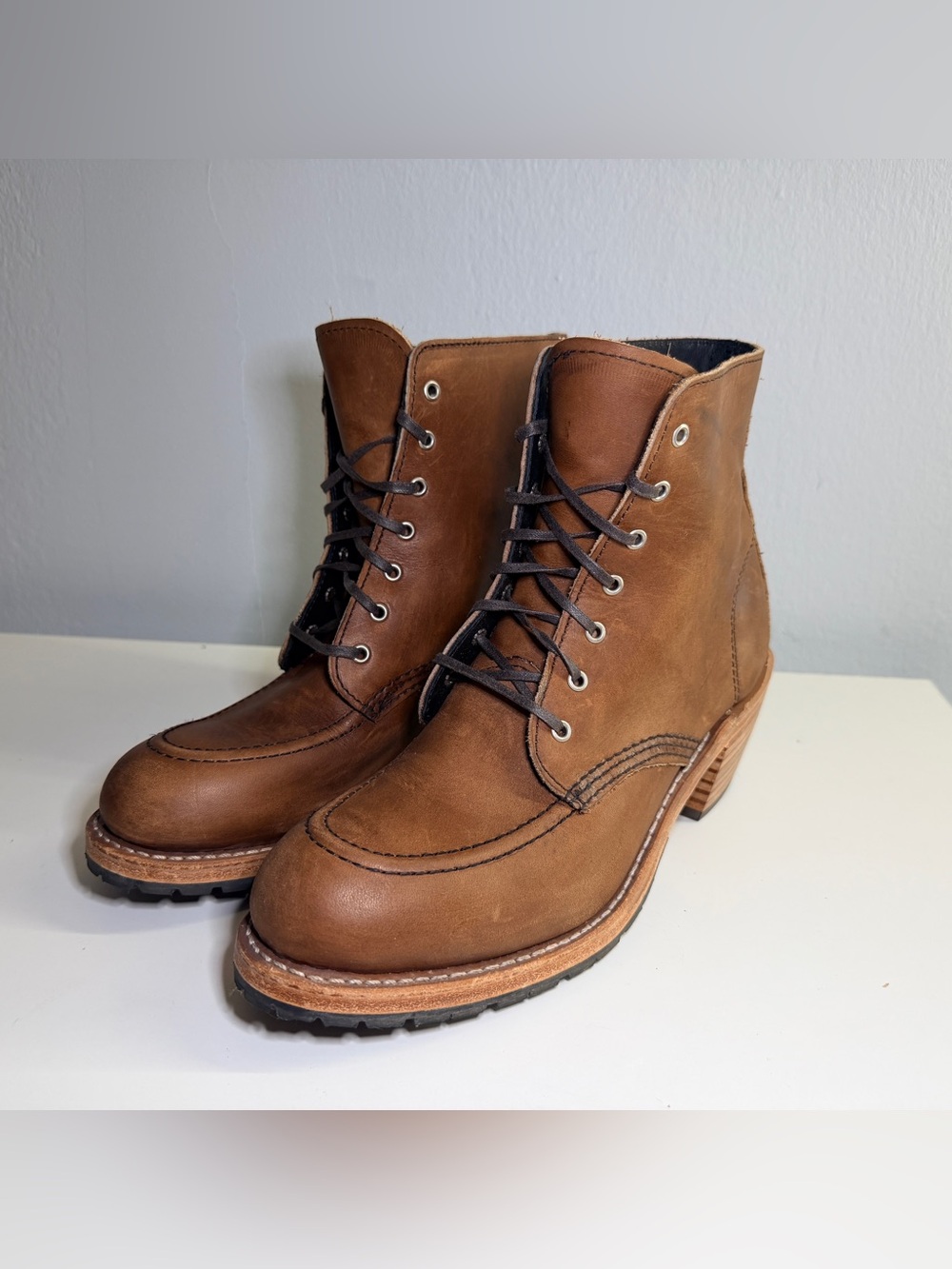 Red Wing Women’s Clara Heritage Boots 3406 Size 8.5B Leather Heeled USA Made